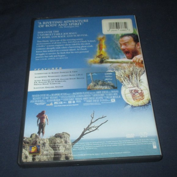 Cast Away (DVD, 2006) Tom Hanks - Picture 3 of 3
